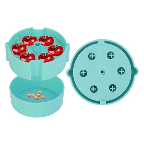 Denoyauteur Cerise Electrique, Denoyauteur Cerise Et Prune, Dénoyauteur De Cerises Multiples, Outil De Dénoyauteur De Cerises Portable, Carottier De Fruits, Dénoyauteurs Jusqu'à 6 Cerises À La Fois