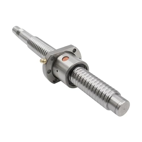 Metal Ball Screw nut CNC Router Ball Screw SFU2005 250mm-900mm with Single Ball Nut Lathe End Machined for CNC(800)