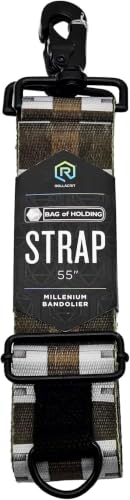 Rollacrit 55-inch Nylon Bag Strap, Adjustable Strap, Millenium Bandolier