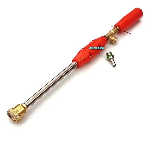 TAJ SUPER spray gun for agriculture and gardening handel held water flow adjust pointed or sprayer brass and steel size 40cm pack of 1