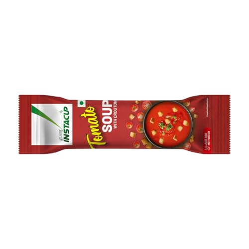 Atlantis Instacup Instant Tomato Soup with Croutons, 18 Sachets of 20g Each (Pack of 1)