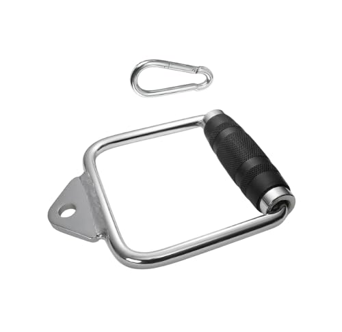 ABSSports Single D Row Handle-Non-Slip Handle Cable Attachment for Weight Workout for Gym. Multi-training Bar-image-6