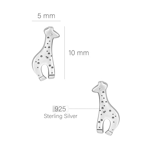 Boucles d'oreilles en argent 925 SOFIA MILANI clous girafe délicats - 4