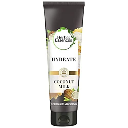 Après-Shampoing Pure Lait de Coco Herbal Essences 90% origine naturelle sans silicone