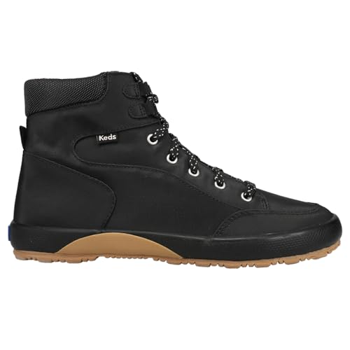 Keds Women's Scout 5 Ankle Boot, Black, 8