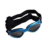 Housoutil Lunettes De Protection pour Animaux Lunettes De Soleil Ajustables Bleu pour Chiens Et Chats Accessoires Élégants pour Sécurité des Yeux Extérieur