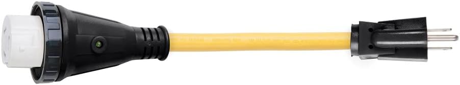 ParkPower Weekender 1550PA 15A Male-50A Female Detach Adapter Cord, 12”