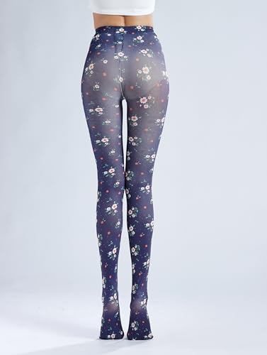 Image of Sahabowi Women Tights, Sheer High Waist Pantyhose, Vintage Control Top Stockings, Siwa 4