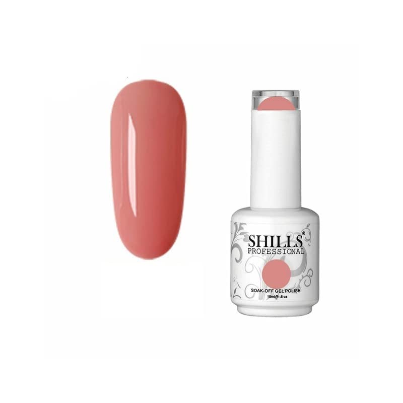 Image of SHILLS PROFESSIONAL Uv /Led Soak Off Glossy Finish Nail Polish Nail Art Nail Polish Color Shade 122, 15 Ml