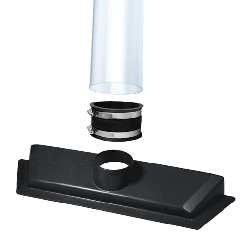 POWERTEC Clear PVC Pipe with Dust Control Cuff