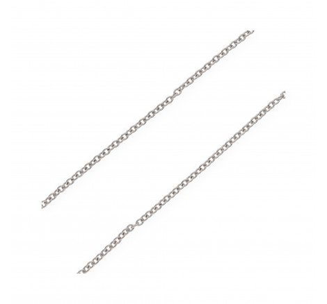 Silver & Steel Cadena de Plata de Primera Ley Tipo Rolo o Belcher (120, 50) | Colgante Mujer Plata de Ley 925 | Materiales Hipoalergénicos | Colgantes Mujer Plata | Colgantes Plata Mujer | S&S Cover
