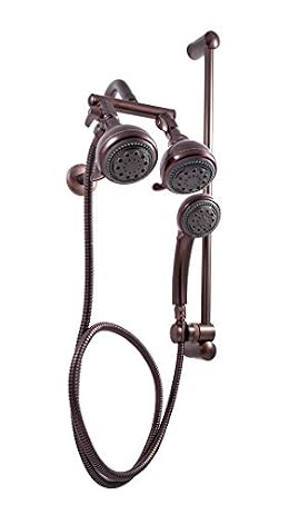 Polaris 2 Oil Rub Bronze Shower Heads