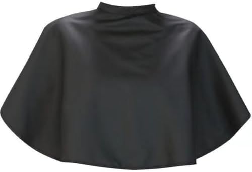 Leadigol Waterproof Makeup Cape, Short Hair Styling Cutting Barber Cape, Black Professional Shampoo Half Apron for Women Beauty Salon image 5