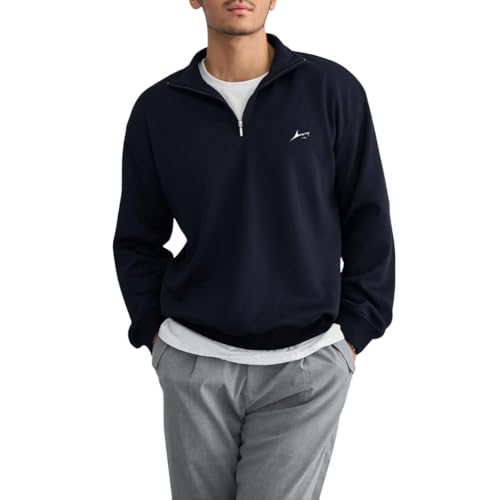 Image of PROSHARX Quarter Zip Style Sweatshirt | Soft & Warm Fleece Sweatshirt Hoodie with Zip