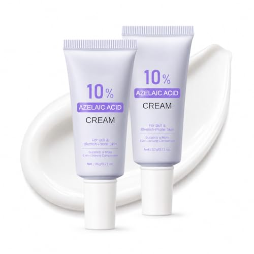 Azelaic Acid Cream for Sensitive Skin, Redness Relief & Niacinami...