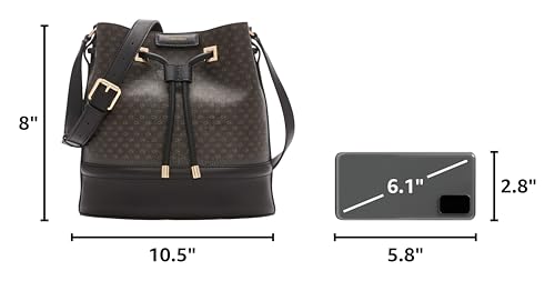 Image of Calvin Klein Women's Ash Crossbody Bag - Vegan Leather, Monogram, 2 Pockets