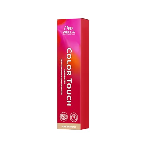 Wella Professionals Color Touch Pure Naturals Ammoniakfreie vegane Intensivtönung mit Metal Purifier für natürliche Nuancen bis zu 28 Haarwäschen - 6/0 Dunkelblond Natur - 60 ml