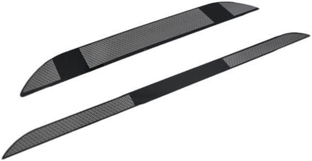 Toworldit Interior Accessories Stainless Steel Speaker Horn Trim Decoration Cover Compatible with Ford Mustang Mach-E 2021 2022 (Silver, 2pcs/Set Front Engine Dust Gauze Trim Cover)