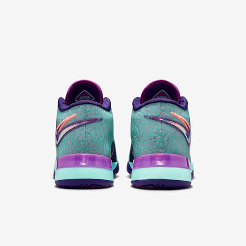Nike Lebron NXXT Genisus Basketball Shoes (HF0712-300, Hyper Turquoise/Court Purple/Bright Mango/Vivid Purple) Size 4.5