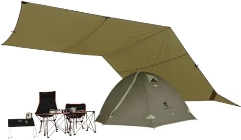 GEERTOP 17 x 10 ft Camping Tarp, Waterproof Hammock Rain Fly