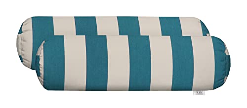 RSH DECOR: Neck Roll Bolster Pillows Set of 2 | 20” x 6