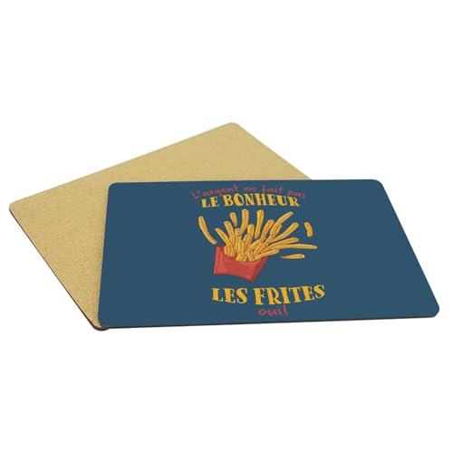 Napperons en liège antidérapants et souples grand format pour table propre
