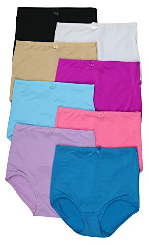 Image of ToBeInStyle Women's Pack of 6 High-Waisted Girdle Brief Tummy Support Everyday Panties