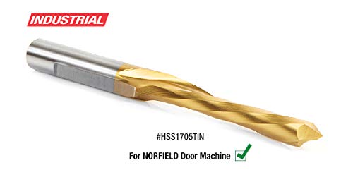 Amana Tool - HSS1705TIN High Speed Steel (HSS) Tin Coated 1/2 Dia x 2-1/2 x 1/2 Shank Sing