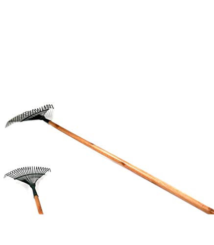 Wonduu Rastrello Giardino C/Palo Legno 150x36 cm