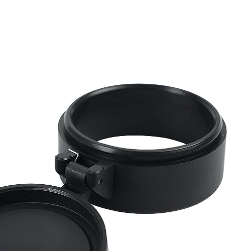 MiOYOOW Rifle Scope Flip Caps, Flip Open Covers 25.5-69mm Eyepiece Flip up Protect for Outdoors Hunting, Round, Inner Diameter 38mm - Image 4