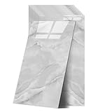 Fliesenaufkleber Marmor, 10 Stück Marmor Fliesen Selbstklebend, KüChenrückwand Wandfliesen Selbstklebend, 60 X 30 cm Klebefliesen Wasserfest FüR Küche Und Badezimmer(grauer Jadestein)