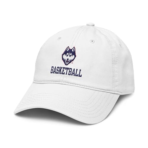 Gorra Oficial Ajustable White Connecticut Huskies miniatura 1