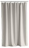 Södahl Comfort Duschvorhang 180x200 cm, Duschvorhang Hochwertig aus 100prozent Oeko-TEX-Zertifiziertem Polyester, Bad Vorhang, Wasserabweisend, Anti Schimmel, Waschbar, Beige
