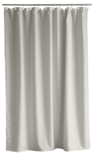 Södahl Comfort Duschvorhang 180x200 cm, Duschvorhang Hochwertig aus 100prozent Oeko-TEX-Zertifiziertem Polyester, Bad Vorhang, Wasserabweisend, Anti Schimmel, Waschbar, Beige