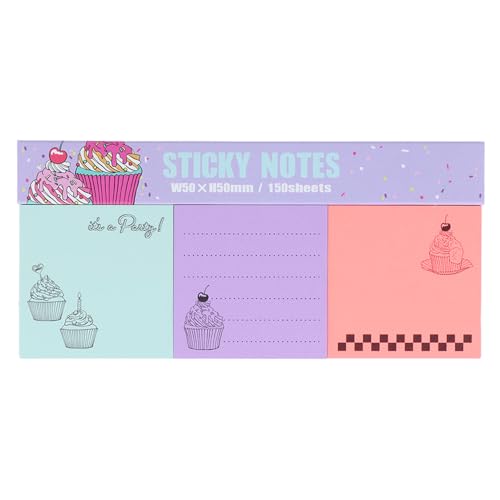 Notes autocollantes cupcake Sunstar S2840405 pour égayer votre bureau