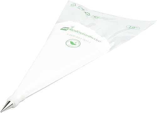 Restaurantware Pastry Tek - Punta para decoración de 1 estrella abierta, punta de glaseado de acero inoxidable #14, resistente a las abolladuras,