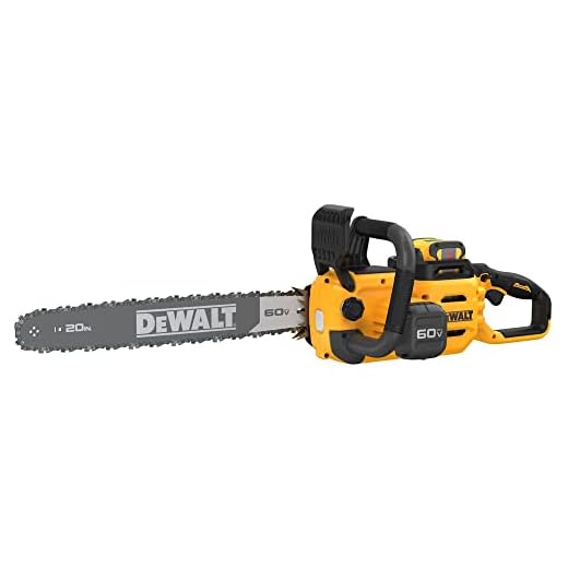 DEWALT (DCCS677Z1) 60V FLEXVOLT 20" Brushless Chainsaw 5AH, One Size, Yellow