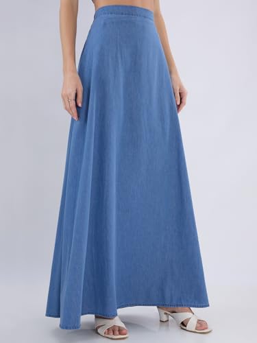 Globus blue denim skirt – image 4