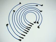B&B Manufacturing GM 5.7L 6.6L 7.5L 7.7L V8 63-74 7 mm Blue Platinum Class Laser Mag Wire Set 46212