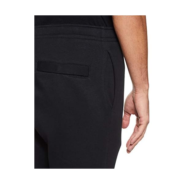 Mens-Nike-Sportswear-Club-Jogger-Sweatpant Nike Men's Sportswear Club Joggers, Black/White, Medium