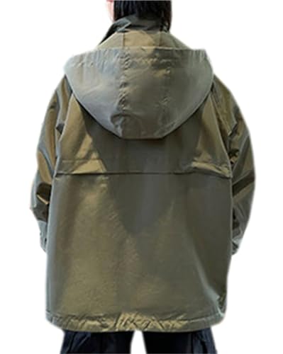 Cromoncent Boys Polar Fleece Lined Outdoor Jacket Hooded Outerwear with Pockets2