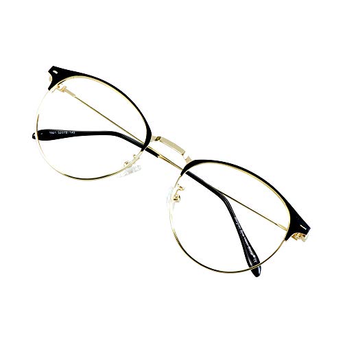 Image of VisionGlobal Blue Light Blocking Glasses for Women Men, Computer Reading, TV Glasses, Stylish Oval Frame