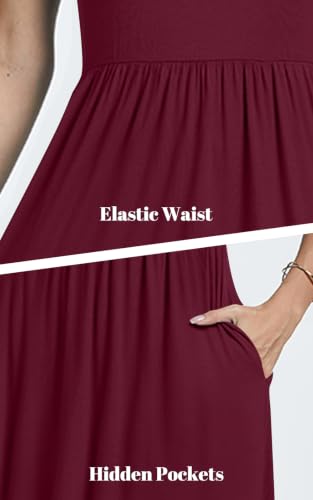 Image of Womens Short Sleeve Empire Waist Dresses Casual Summer Dress