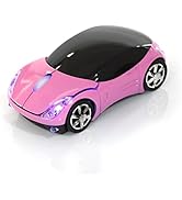 Dpofirs 2.4G Car Shaped Wireless Mouse,1600DPI Optical Mouse,2.4GHz Wireless Transmission,3 Butto...