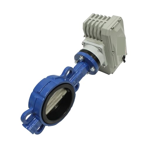 Válvula de mariposa eléctrica IP65 impermeable de brida a abrazadera DN80 6
