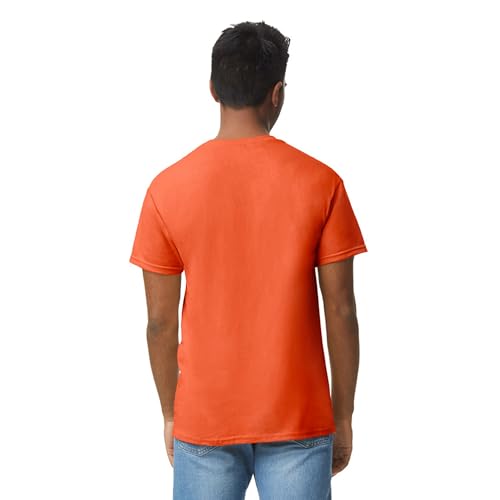 Image of Gildan Adult Heavy Cotton T-Shirt, Style G5000, Orange, Small
