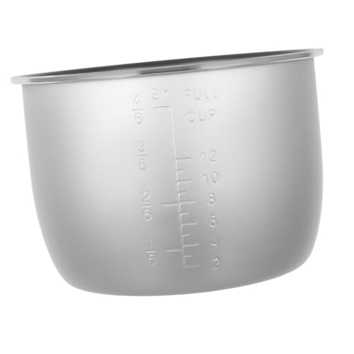 ELAYARD Olla Arrocera Interior de Aluminio de Recambio para Olla Eléctrica Recipiente Resistente para Cocción Homogénea de Arroz Cocina Doméstica
