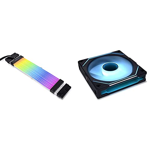 Image of Lian Li Strimer Plus V2 24 Pin (PW24-PV2) RGB Power Extension Cable Bundle for Motherboard
