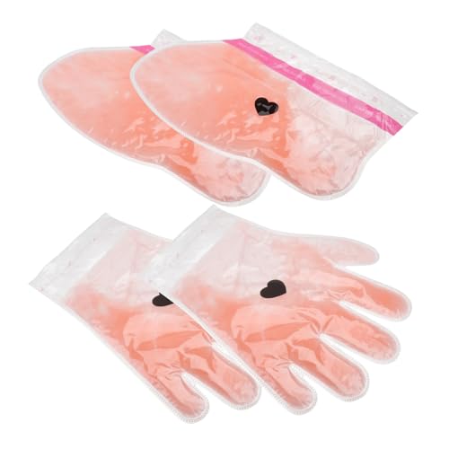 Didiseaon Kit de Tratamiento de Parafina para Manos Funda de Cera para Manos Y Pies Funda de Cera para Manos Y Pies en Color Melocotón Talla Única Apto para Uso en Salón en Casa