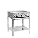 LAG Gasgrill 3-flammiger Edelstahl-Brenner 11kW Standmodell mit Grillrost, Gastrobräter Profigrill Verein